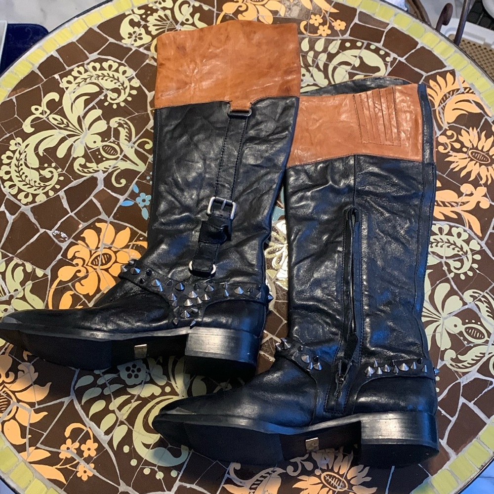 SAM EDELMAN PARK LEATHER BOOT Sz:6.5